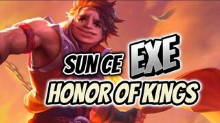 BIKIN NGAKAK‼️MOMENT KOCAK KETIKA PAKE HERO SUN CE DI HONOR OF KINGS