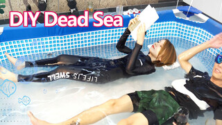 [Vlog] DIY Dead Sea with 400KG industrial salt in the office