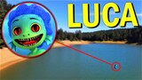 Drone Catches LUCA THE SEA MONSTER IN THE OCEAN!! *CURSED LUCA IN REAL LIFE*