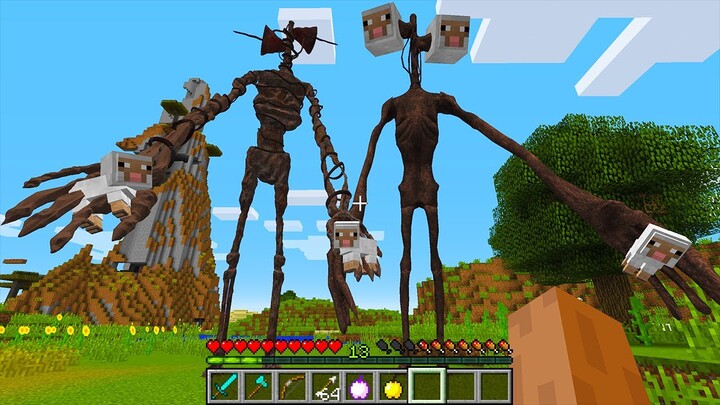 CURSED MINECRAFT BUT IT'S UNLUCKY LUCKY FUNNY MOMENTS I found a REAL Sirenhead in Minecraft!