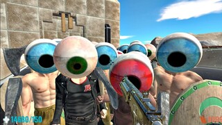 Escape from Monsters Lab. FPS Perspective! Animal Revolt Battle Simulator