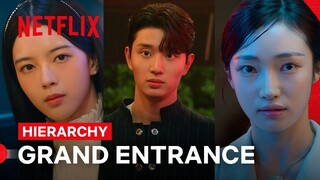 Kim Jae-won and Roh Jeong-eui Arrive at a Party in Style | Hierarchy | Netflix Philippines