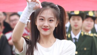 The opening ceremony of Rizhao No. 1 Middle School's 2022 School Sports Meet, Lin Nalian's "pop" cov