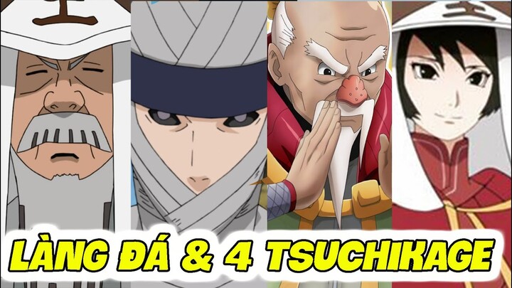 Tất tần tật về Làng Đá và 4 Triều Đại Tsuchikage Nhất Nhị Tam Tứ | Khám Phá Naruto