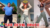 😈She The Devil TikTok Dance Part 2 - Paint The Town Red Challenge 2023 #shedevil #paintthetownred