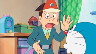 Doraemon, Nobita accidentally activated the Ninja Robot and defeated Fat Tiger