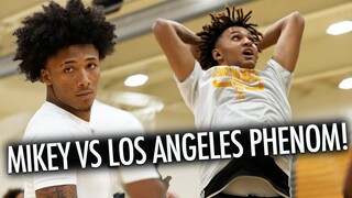 MIKEY WILLIAMS WILD CLOSE GAME VS LOS ANGELES PHENOM MARCUS ADAMS JR!