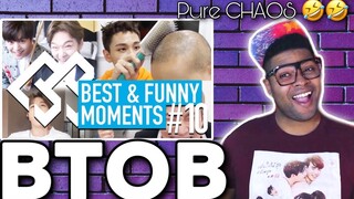 Pure INSANITY 😂 | Reserved & Quiet Idols: BTOB #10 - Best & Funny Moments! | REACTION