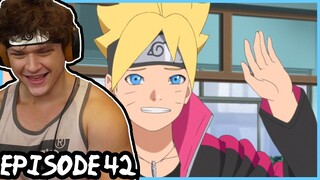 BORUTO STOPS A BANK ROBBERY?! || Boruto REACTION: Episode 42