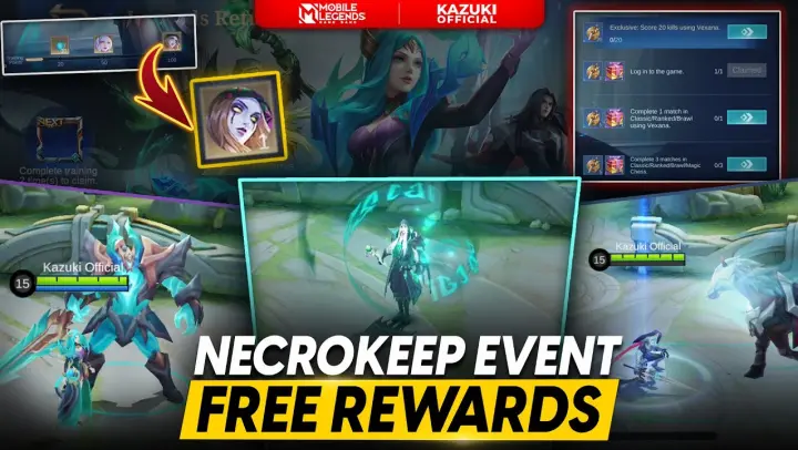 NECROKEEP EVENT ARRIVES WITH FREE REVAMPED HEROES AND FREE REWARDS