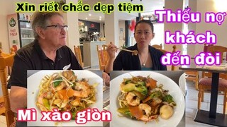 Mì xào giòn làm mê khách pháp/đang ăn gặp tới đòi nợ/cuộc sống pháp/món ngon mỗi ngày/ nước pháp