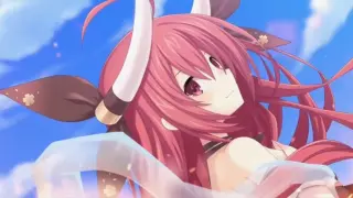 Let the mad three come, you eat it, do you love such a mad 3 Date A Live mobile game National Day cg comparison mad three