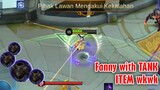 Fanny with Tank ITEM ! in Mobile Legends