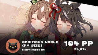 [Sorealisme] Satono Diamond, Kitasan Black - Ambitious World (PV Size) [Happiness] NM | 94,81% 104PP