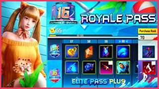 THÔNG TIN ROYALE PASS SEASON 16 | HÀNH ĐỘNG, HÒM ĐỒ FREE VÀ MAP DIỆT QUÁI VẬT MỚI || PUBG MOBILE