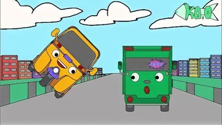 Mobil Truk Tayo VS Bajai Tayo - Funny Cartoon - Kartun Lucu - Animasi lucu