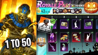 MONTH 15 ROYAL PASS 1 TO 50 REWARDS ( M15 RP ) BGMI & PUBG