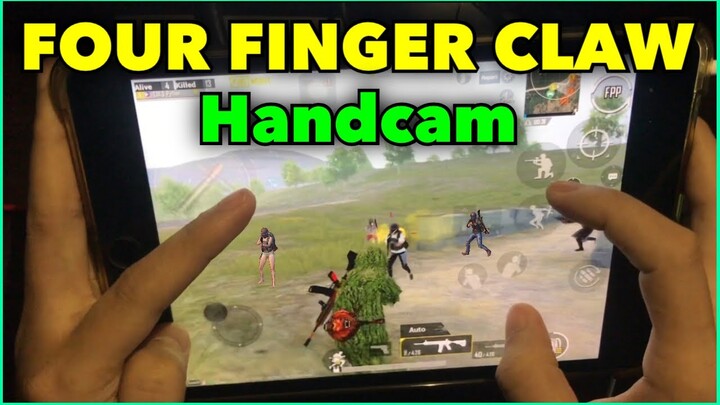 Four Finger Claw Handcam is Back | PUBG Mobile - IPAD MINI 5