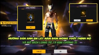 Free Fire | Hướng dẫn anh em lấy nắm đấm thịnh nộ mới và bộ đồ bích long mới từ 19 kc