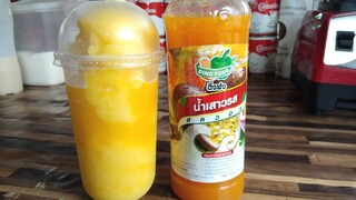 น้ำเสาวรสปั่นแก้ว22ออนซ์ขาย25-30บาท