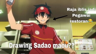 Drawing Karakter Sadao Maou, Dari anime Hataraku maou sama!