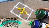 [Street Graffiti] Tôi đã hoàn thành bức tranh này với hai bình xịt và bốn vòi phun ｜ Công cụ vẽ tran
