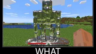 Minecraft รออะไร meme part 39 การแปลง Golem ที่สมจริง