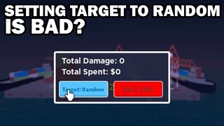 Setting to random target is pretty much useless | TDS