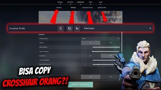 NANTI BISA COPY CROSSHAIR ORANG KAYAK DI CS:GO?! | Valorant Indonesia