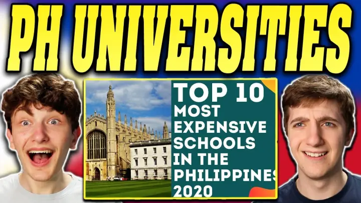 Americans React to Top 10 Most Prestigious and Expensive Schools In The Philippines in 2020!