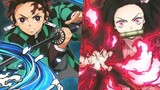 "Demon Slayer Kagami Blood Wind Tan" character introduction video Tanjiro + Nezuko + second part dev