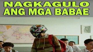 Sa sobrang kagwapohan, nagsuot ng helmet