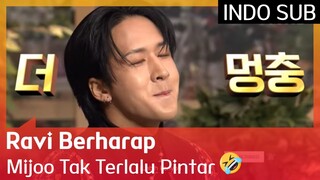 Ravi Berharap Mijoo Tak Terlalu Pintar 😂 #IdolSongDictationContest2  🇮🇩SUB INDO🇮🇩