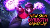 New KOF Skin Dyrroth "Orochi Chris" Full Gameplay!! - Mobile Legends: Bang Bang