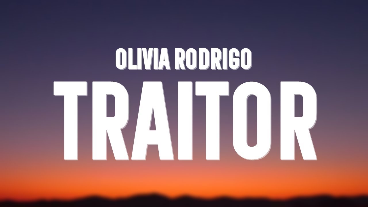 Olivia Rodrigo - traitor (Karaoke Version) 