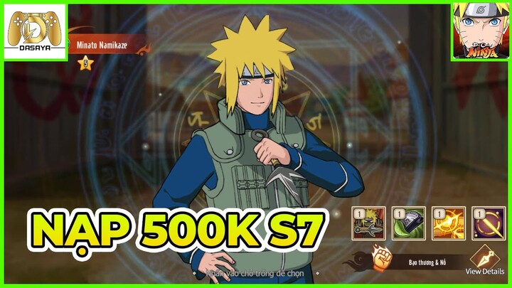 ĐẠI CHIẾN NINJA: NẠP 500K TRẢI NGHIỆM GAME TIẾP TỤC CÀY TẠI SERVER S7