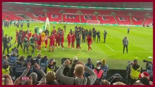 Liverpool players Carabao Cup Winning Celebrations | Liverpool vs Chelsea