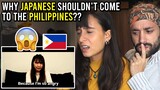 5 Reasons WHY Japanese SHOULDN'T Come to the PHILIPPINES! - Happy Reactions