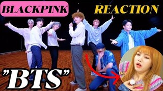 REACTION TO BTS 😲#bts #blackpink
