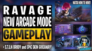 "RAVAGE" NEW ARCADE MODE MLBB GAMEPLAY AND TUTORIAL!