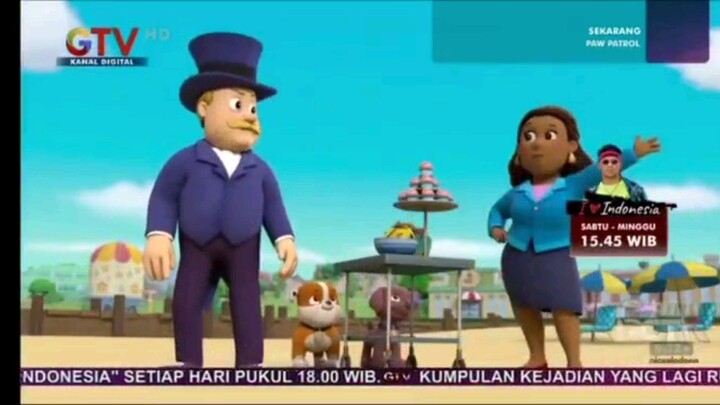 paw patrolmusim 5 Epusode 17 dan 18 bahasa indonesua Global tv