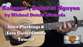 Kahapon Bukas at Ngayon - Michael Dutchi Libranda Guitar Chords (Guitar Tutorial)