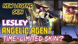 HOW TO GET LESLEY LEGEND SKIN ANGELIC AGENT | UPDATE #3 | ENTRANCE AND GAMEPLAY | MOBILE LEGENDS