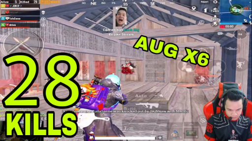 PUBG Mobile - Trà trộn kênh thế giới, bắn cho các bạn đi theo nhặt đồ không kịp _v