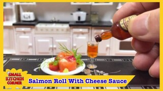 Salmon Roll with Cheese Sauce | How To Make Salmon Roll With Cheese Sauce | Small Kitchen Corner