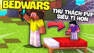 KHANGG THỬ THÁCH PVP VỚI MOD BIẾN HÌNH TÍ HON TRONG BEDWARS VÀ CÁI KẾT *MINECRAFT BIẾN HÌNH TÍ HON