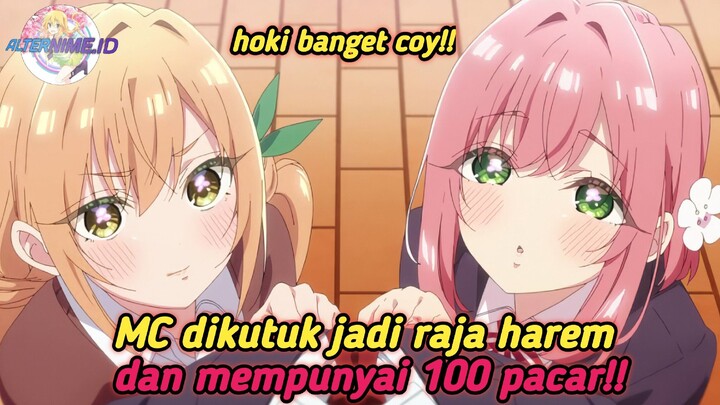 Anime baru!! MC Hoki jadi raja harem dan punya 100 pacar!! | kimi no koto ga dai dai dai daisuki