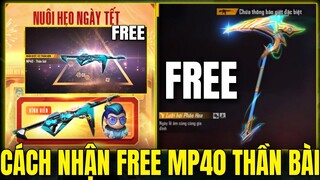 Free Fire - Cách Nhận FREE Skin MP40 Thần Bài Sự Kiện Nuôi Heo Đầu Năm, Skin Súng Rank Miễn Phí