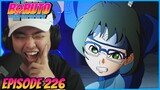 DENKI VS TSUBAKI || "SAMURAI VS SCIENCE" || Boruto Episode 226 REACTION!!