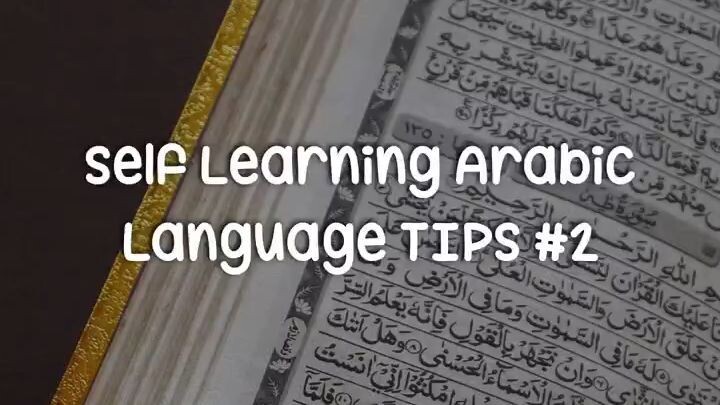 Self Learning Arabic Language Tips 2